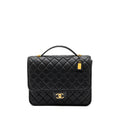 22K LARGE BACKPACK CAVIAR BLACK GHW(MICROCHIP)