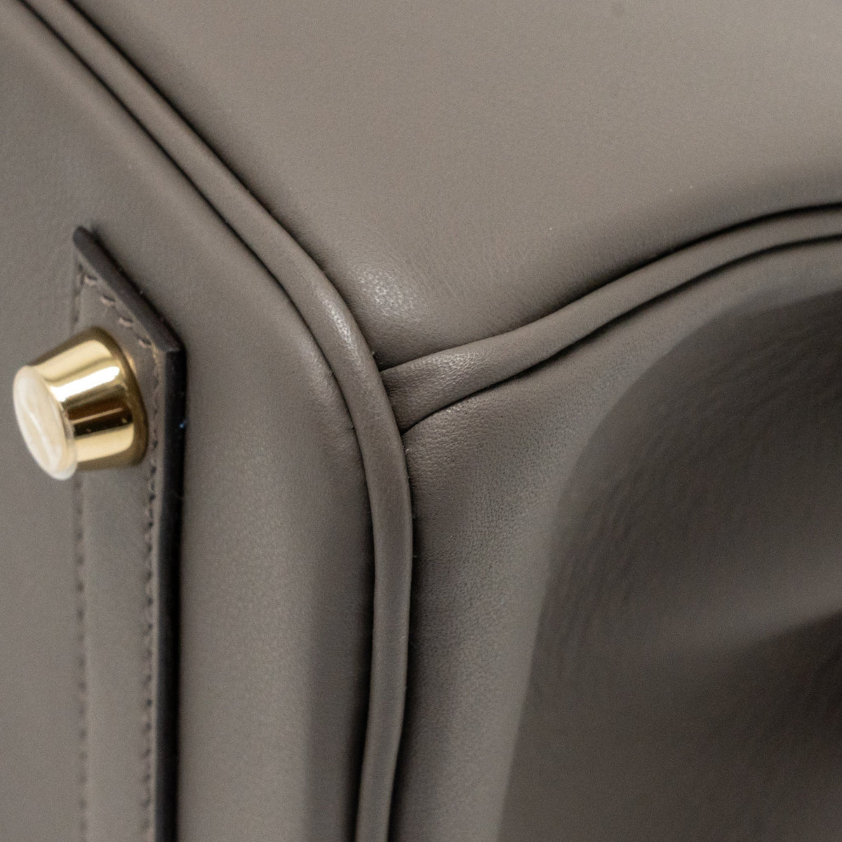 HERMES BIRKIN 25 SWIFT 8F GRIS ETAIN GHW