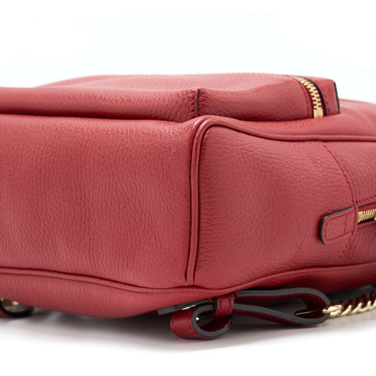 SOHO CHAIN BACKPACK RED GHW