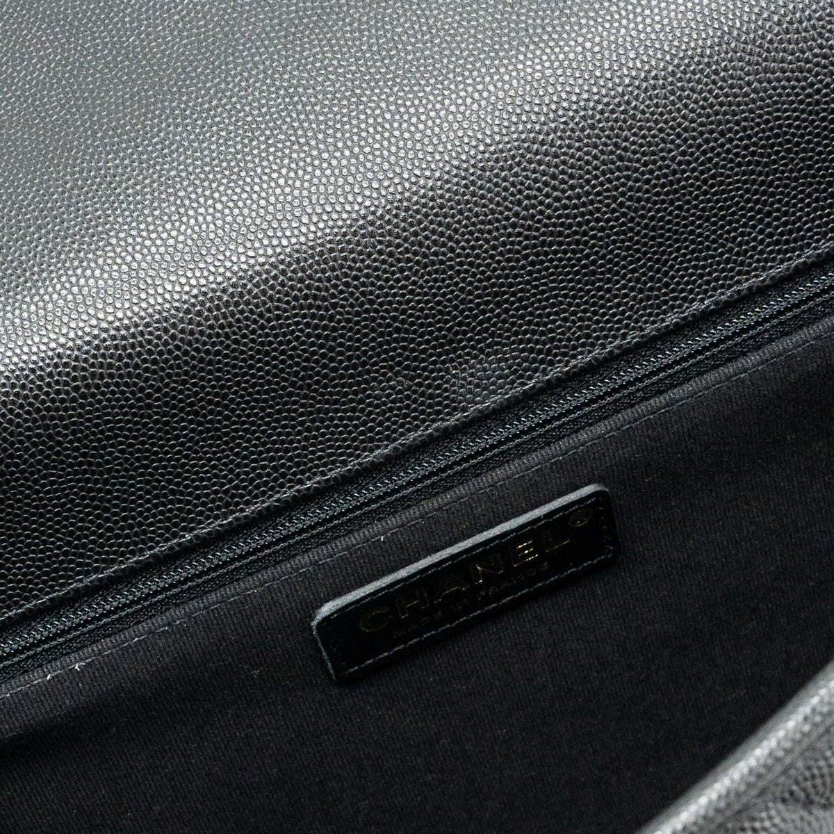 22K LARGE BACKPACK CAVIAR BLACK GHW(MICROCHIP)