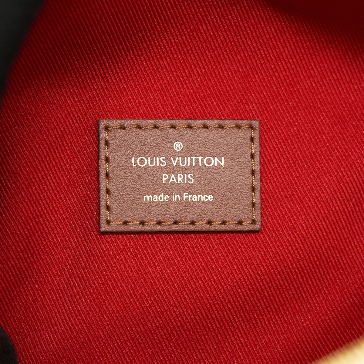 BUMBAG MONOGRAM TEDDY FLEECE BEIGE/BROWN