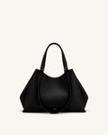 Virelia Double Handle Tote Bag - Black